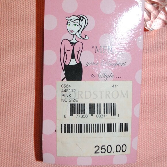 NWT MY FLAT PINK FABRIC LADIES HANDBAG - Picture 9 of 10